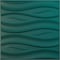 Ekena Millwork 19 5/8in. W x 19 5/8in. H Swell EnduraWall Decorative 3D Wall Panel Covers 2.67 Sq. Ft. WP20X20SSGLN - alternate 1